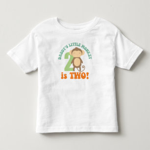 T-shirts O macaco pequeno do pai