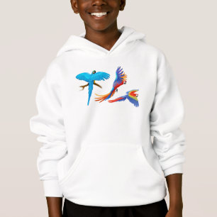 T-shirts O Macaw repete mecanicamente a camisola encapuçad