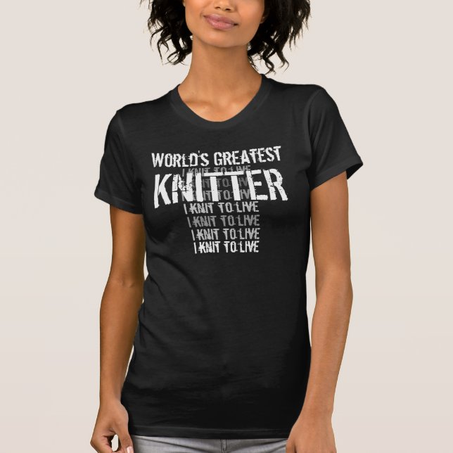 T-shirts O maior tricô do mundo (Frente)