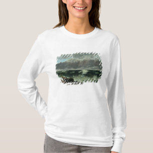 T-shirts O mar tormentoso ou, a onda, 1870