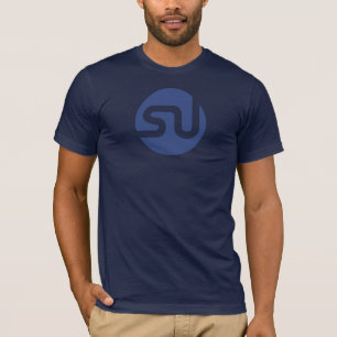 T-shirts O marinho minimalista