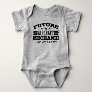 T-shirts O mecânico de aviões futuro gosta de meu pai