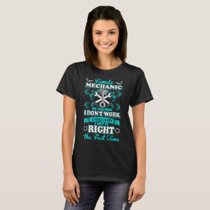T-shirts O mecânico fêmea não trabalha o duro como o Tsh