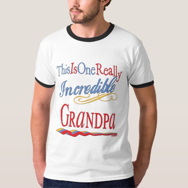 T-shirts O melhor avô nunca (Frente)