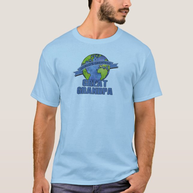 T-shirts O Melhor Bisavô do Mundo (Frente)