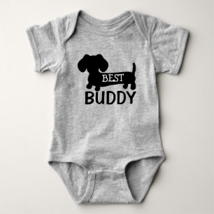 T-shirts O melhor Dachshund do amigo um equipamento do beb