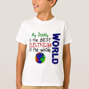 T-shirts O melhor eletricista no mundo 2 (pai)