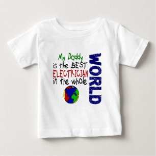 T-shirts O melhor eletricista no mundo 2 (pai)