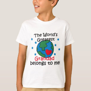 T-shirts O melhor Grandad pertence-me
