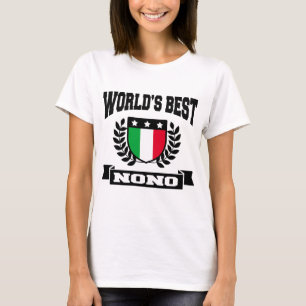 T-SHIRTS O MELHOR ITALIANO NONO DO MUNDO
