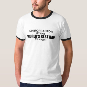 T-shirts O melhor pai em a noite - Chiropractor do mundo