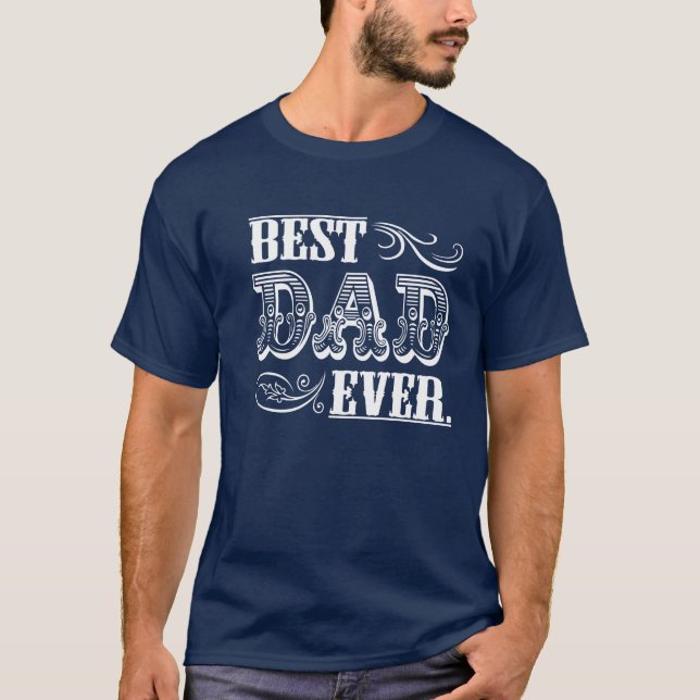T-shirts O melhor pai nunca (Frente)