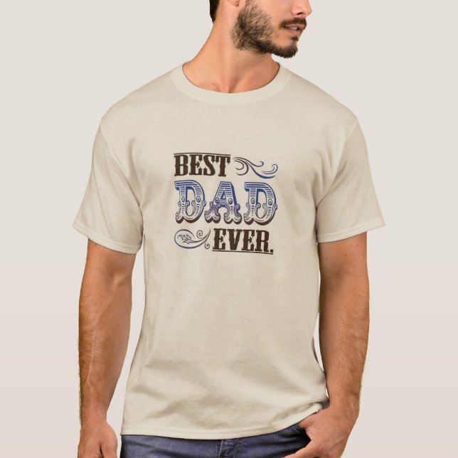 T-shirts o melhor T do pai nunca (Frente)