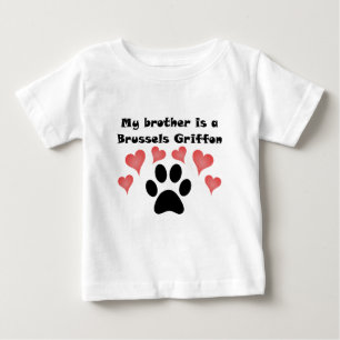 T-shirts O Meu Irmão É Um Griffon De Bruxelas