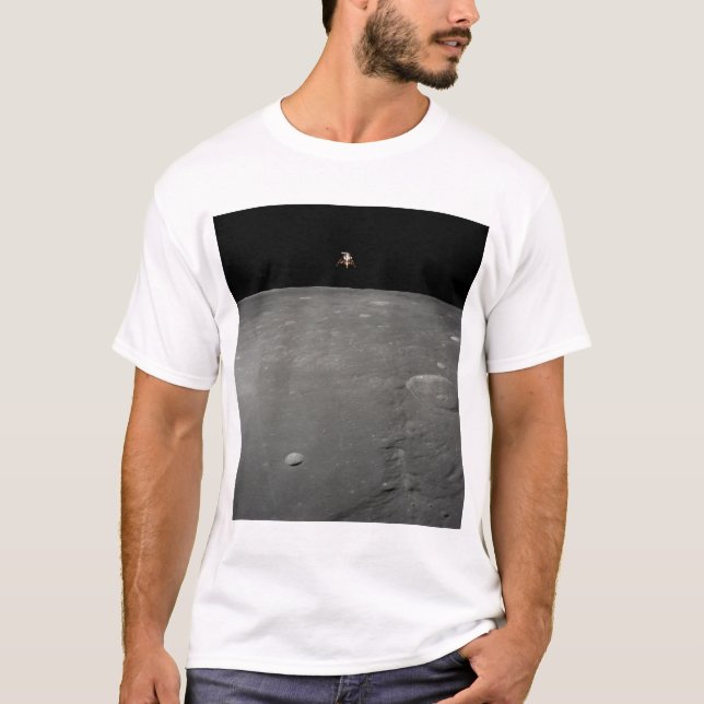 T-shirts O módulo lunar Apollo 12 Intrepid (Frente)