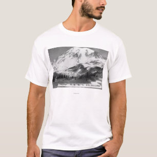 T-shirts O Monte Rainier, Mazama Ridge do cruzamento de WA