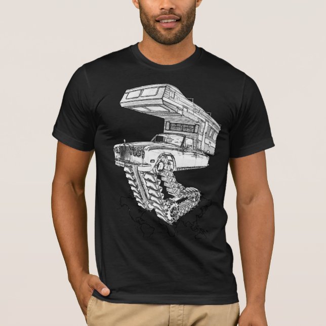 T-shirts O Motorhome vertical o mais alto (Frente)