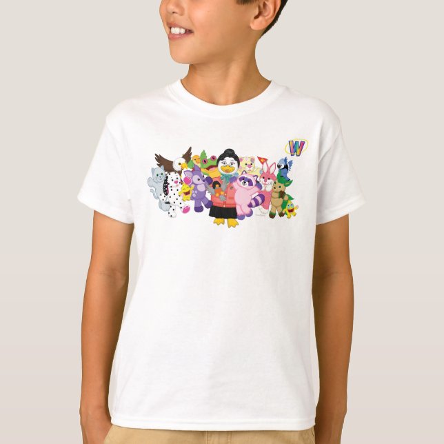 T-shirts O mundo mágico de Webkinz (Frente)