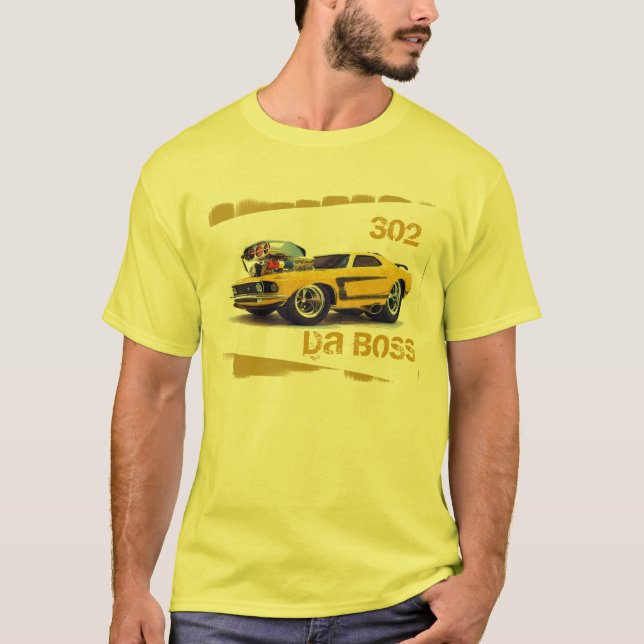 T-shirts O músculo americano, a Dinamarca dirige (Frente)