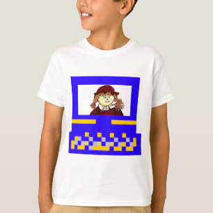 T-shirts O MUSEUM Artist Series Images Computer StrawGirl