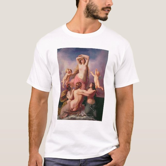 T-shirts O nascimento de Venus, 1846 (Frente)