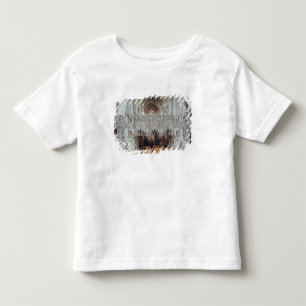 T-shirts O Nave e o interior de Eglise