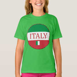 T-shirts O nome comercial italiano do desenhista caçoa a