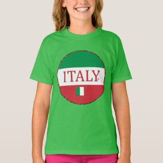 T-shirts O nome comercial italiano do desenhista caçoa a