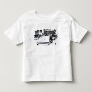 T-shirts O obscura reflexo da câmera de caixa