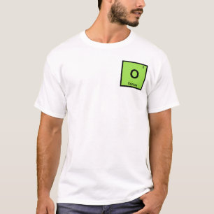 T-shirts O - Odessa Texas Símbolo da Tabela Periódica de Qu