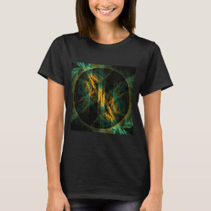 T-shirts O Olho da Arte Abstrato da Selva
