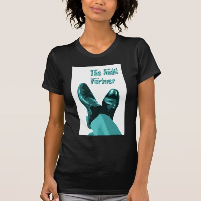 T-shirts "O parceiro de auditoria" (Frente)