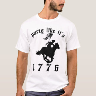 T-shirts O partido como ele é 1776 - preto
