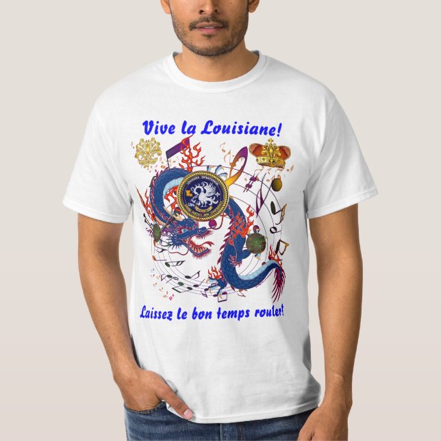 T-shirts O partido de Louisiana considera notas (Frente)