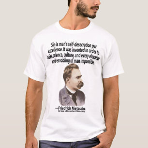 T-shirts O pecado é equipa a auto-profanação
