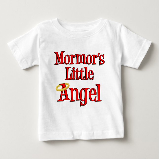 T-shirts O pequeno anjo de Mormor (Frente)