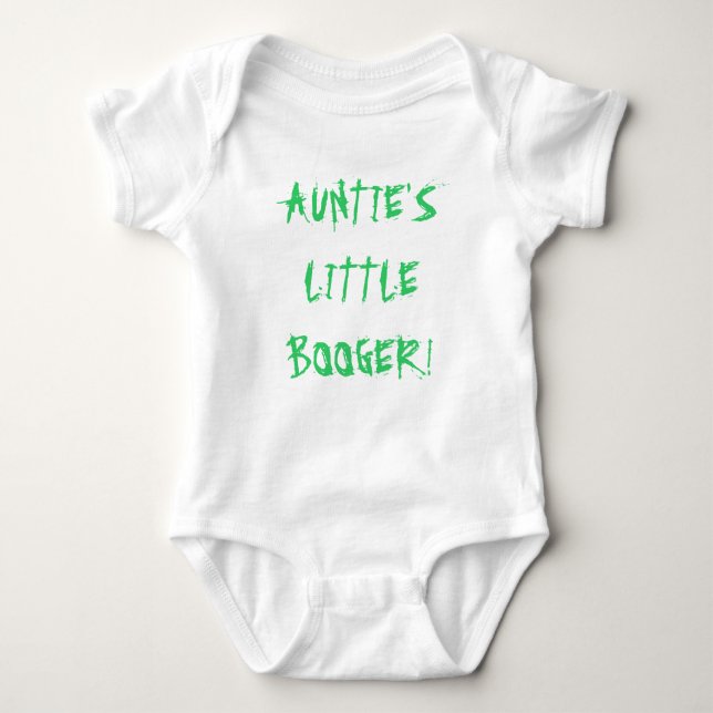T-SHIRTS O PEQUENO BOOGER DO AUNTIE! (Frente)