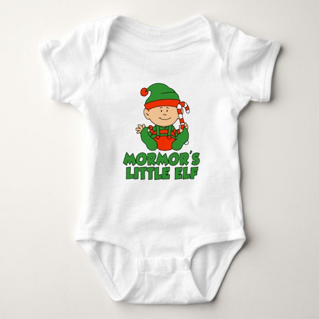 T-shirts O pequeno Elf de Mormor (Frente)