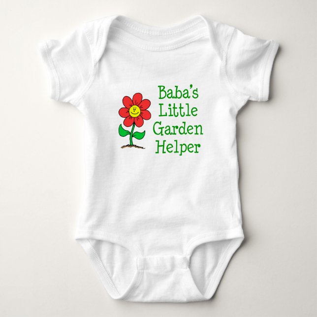 T-shirts O Pequeno Garden Helper de Baba (Frente)