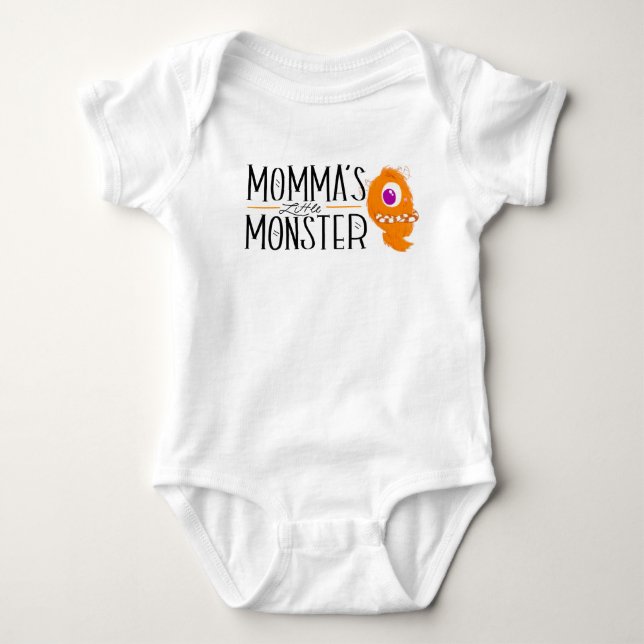 T-shirts O pequeno macaco-macaco da mamãe (Frente)