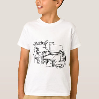 T-shirts O pianista - tema do piano