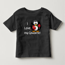T-shirts O pinguim adorável declara que "eu amo meu