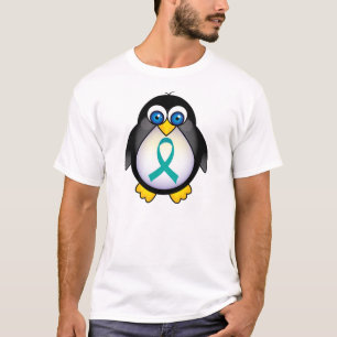 T-shirts O pinguim da fita da cerceta caçoa o T