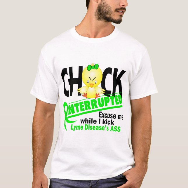 T-shirts O pintinho interrompeu a doença de 2 Lyme (Frente)