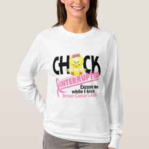 T-shirts O pintinho interrompeu o cancro da mama 2