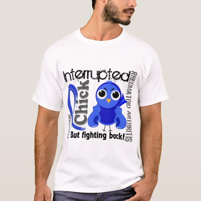 T-shirts O pintinho interrompeu o RA de 3 artrites (Frente)