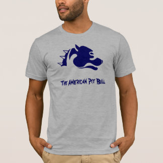 T-shirts O pitbull americano - azul