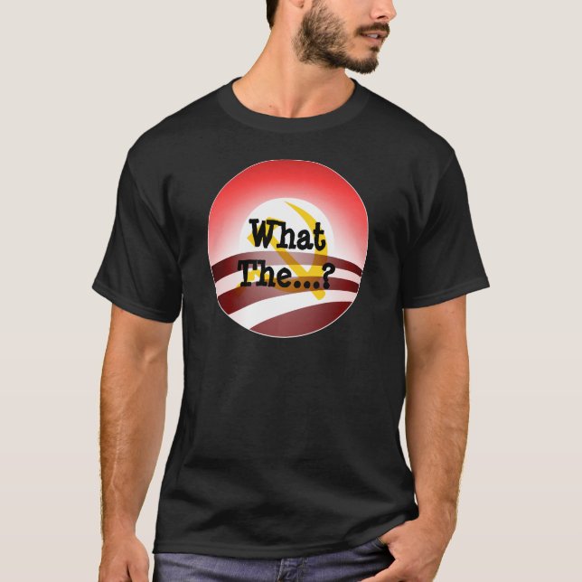 T-shirts O plano totalitário progressivo de Obama? (Frente)