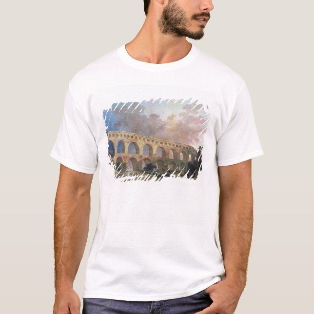 T-shirts O Pont du Gard, Nimes, c.1786 (Frente)