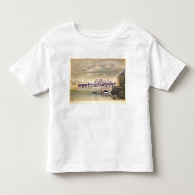 T-shirts O Pont-Neuf e o Ile de la Menção, 1881 (Frente)